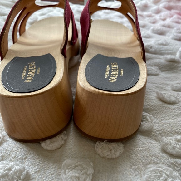 New in Box Swedish HASBEENS Luxury Slipper Sandals Pink Size 40 Bougainville 9 - Picture 4 of 11